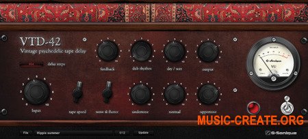 G-sonique Vintage Psychedelic Delay G-sonique Vintage Psychedelic Delay