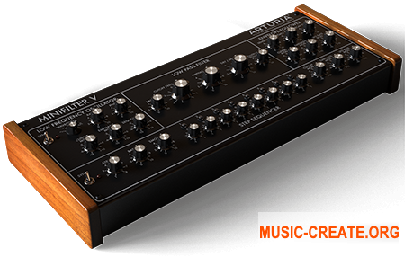 Arturia Mini-Filter v1.2.0.389 (Team V.R) - плагин эмуляции фильтра из синтезатора Moog Model D Arturia Mini-Filter v1.2.0.389 (Team V.R) - плагин эмуляции фильтра из синтезатора Moog Model D