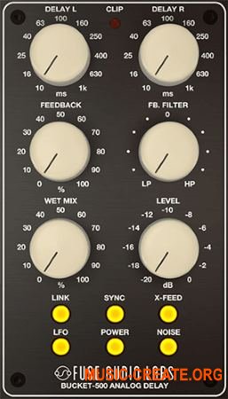 Fuse Audio Labs Bucket-500 v1.2.0 CE (Team V.R) - плагин дэлей