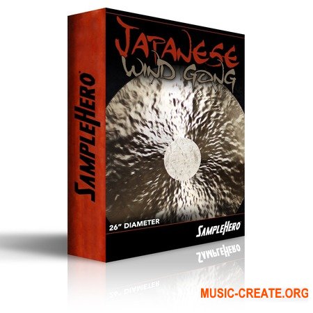 SampleHero Japanese Wind Gong 26 + SFX