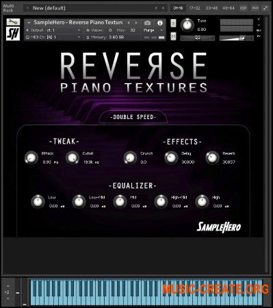 SampleHero Reverse Piano Textures (KONTAKT) - библиотека эффектов пианино SampleHero Reverse Piano Textures (KONTAKT) - библиотека эффектов пианино