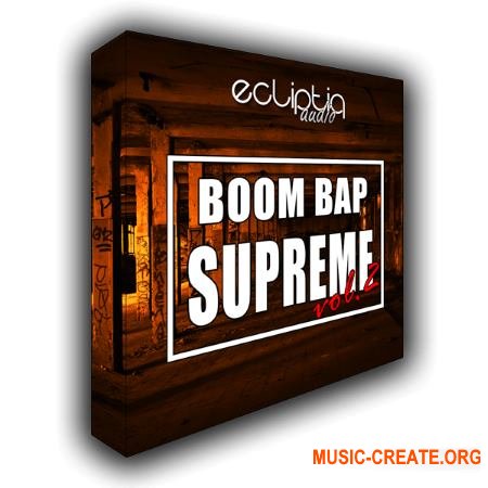 Ecliptiq Audio Boom Bap Supreme Vol 2 (WAV) - сэмплы ударных, Hip Hop