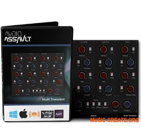 Audio Assault - Multi Transient WIN/MAC (Team BEAT) - плагин трансиент Audio Assault - Multi Transient WIN/MAC (Team BEAT) - плагин трансиент