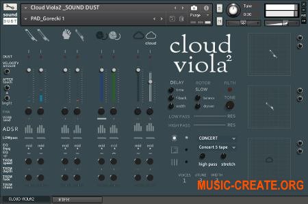 Sound Dust Cloud Viola² (KONTAKT) - библиотека звуков виолы Sound Dust Cloud Viola² (KONTAKT) - библиотека звуков виолы