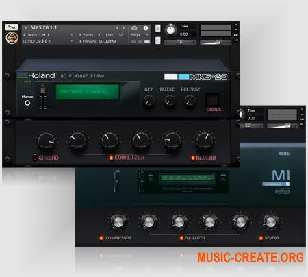 Angel Cano Korg M1 v1.1 (KONTAKT) - библиотека звуков синтезатора Korg M1
