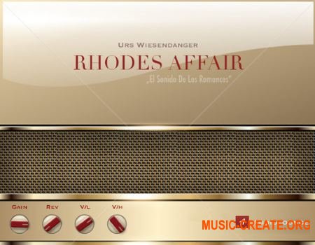 Audiolounge Urs Wiesendanger Rhodes Affair v2.4.2.0 WiN - виртуальный инструмент родос Audiolounge Urs Wiesendanger Rhodes Affair v2.4.2.0 WiN - виртуальный инструмент родос
