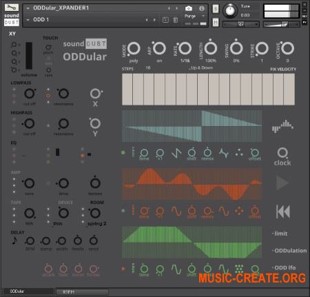 sound DUST ODDULAR (KONTAKT) - виртуальный инструмент