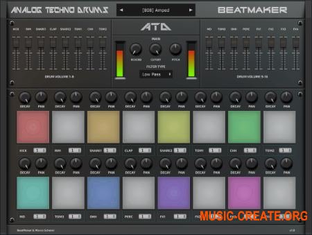 BeatMaker Analog Techno Drums v1.0.0 WiN OSX RETAiL (SYNTHiC4TE) - виртуальная ударная установка BeatMaker Analog Techno Drums v1.0.0 WiN OSX RETAiL (SYNTHiC4TE) - виртуальная ударная установка