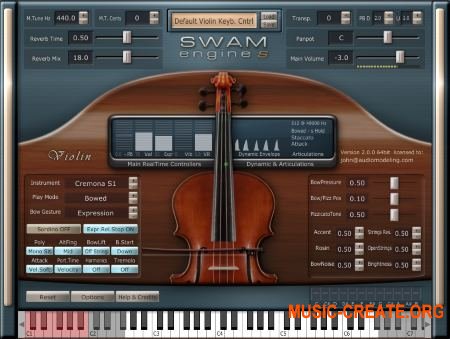 Audio Modelling SWAM Engine SWAM Violin v2.0.1 CE (Team V.R) - виртуальная скрипка