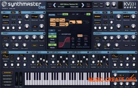 KV331 Audio SynthMaster One v1.1.6 CE (Team V.R) - синтезатор KV331 Audio SynthMaster One v1.1.6 CE (Team V.R) - синтезатор