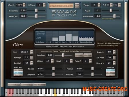 Audio Modelling SWAM Engine SWAM Double Reeds v2.8.1 CE (Team V.R) - виртуальный гобой, английский рожок, фагот и контрабас