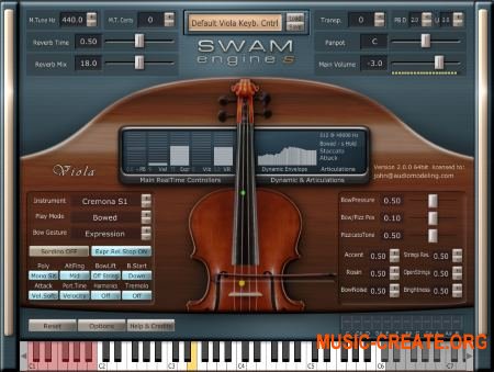Audio Modelling SWAM Engine SWAM Viola v2.0.1 CE (Team V.R) - виртуальный альт