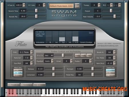 Audio Modelling SWAM Engine SWAM Flutes v2.8.1 CE (Team V.R) - виртуальная флейты, флейты Альто, басовой флейты и пикколо Audio Modelling SWAM Engine SWAM Flutes v2.8.1 CE (Team V.R) - виртуальная флейты, флейты Альто, басовой флейты и пикколо