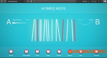Native Instruments Hybrid Keys 1.0.0 (KONTAKT iSO) - библиотека клавишных