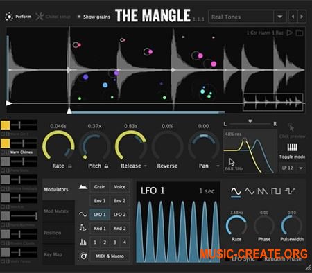 Sound Guru The Mangle v1.1.1 x86 x64 VST AU WIN MAC - гранулярный синтезатор / сэмплер