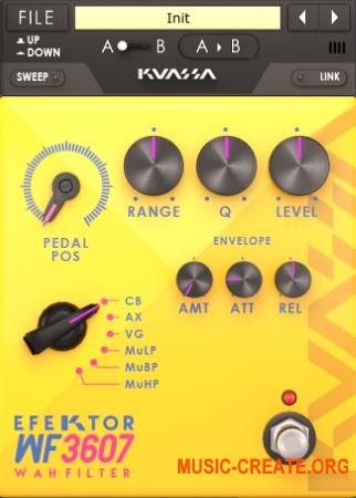 Kuassa Efektor WF3607 v1.0.0 (Team R2R) - эффект фильтр