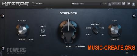 Kazrog True Iron v1.0.6 WIN / OSX (Team R2R) - плагин эмулятор трансформатора