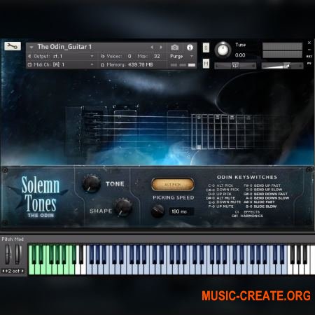 Solemn Tones The Odin v.1.1 (KONTAKT) - библиотека звуков электрогитары Solemn Tones The Odin v.1.1 (KONTAKT) - библиотека звуков электрогитары