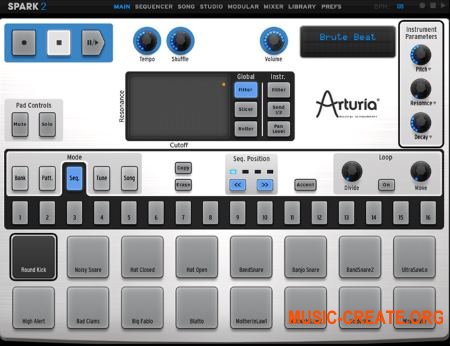 Arturia Spark v2.4.0 + Spark Library (Team R2R) - драм-машина Arturia Spark v2.4.0 + Spark Library (Team R2R) - драм-машина