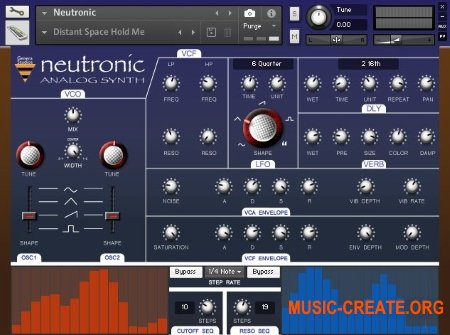 Genera Studios Neutronic (KONTAKT) - библиотека аналоговых звуков синтезатора