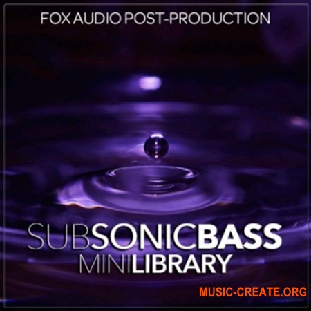 Fox Audio Post Production Sub Sonic Bass Mini Library Fox Audio Post Production Sub Sonic Bass Mini Library