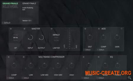 Klevgrand Grand Finale v1.0.2 WIN OSX (Team R2R) - аудио финализатор
