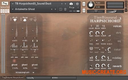 Sound Dust Tiny Binaural Harpsichord³ (KONTAKT) - библиотека звуков клавесина Sound Dust Tiny Binaural Harpsichord³ (KONTAKT) - библиотека звуков клавесина