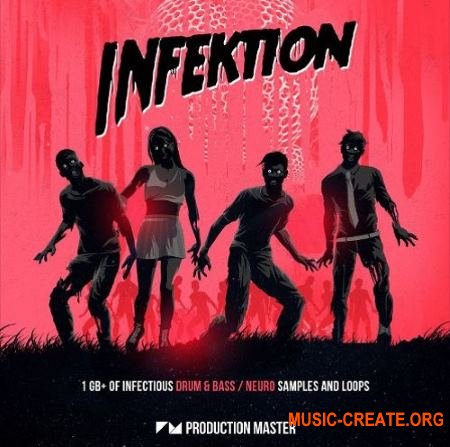 Production Master Infektion (WAV) - сэмплы DnB, Neuro