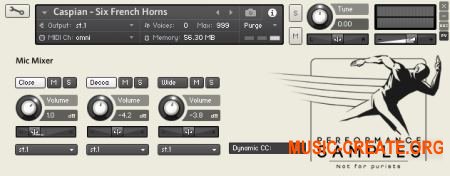 Performance Samples Caspian (KONTAKT) - библиотека оркестровых медных инструментов Performance Samples Caspian (KONTAKT) - библиотека оркестровых медных инструментов