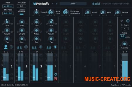TBProAudio AMM v1.0.2 (Team R2R) - автоматический микрофонный микшер