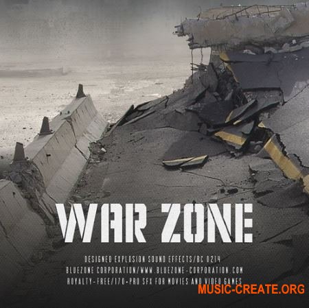 Bluezone Corporation War Zone Designed Explosion Sound Effects (WAV AiFF) - звуковые эффекты