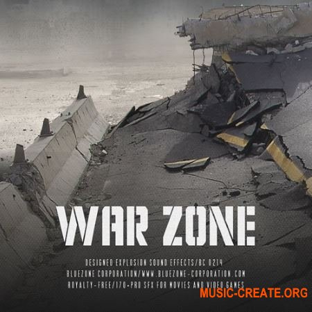 Bluezone Corporation War Zone Designed Explosion Sound Effects (WAV AiFF) - звуковые эффекты Bluezone Corporation War Zone Designed Explosion Sound Effects (WAV AiFF) - звуковые эффекты
