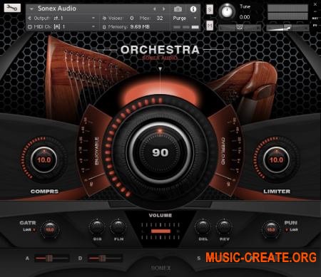 Sonex Audio Harp Solo (KONTAKT) - библиотека звуков арфы Sonex Audio Harp Solo (KONTAKT) - библиотека звуков арфы
