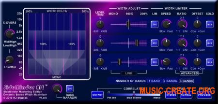Raising Jake Studios SideMinder ME v1.0.0 WiN-OSX RETAiL (SYNTHiC4TE) - динамический стерео максимайзер