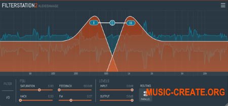 Audio Damage AD043 Filterstation2 v2.0.5 WiN-OSX RETAiL (SYNTHiC4TE) - передовой классический частотный фильтр