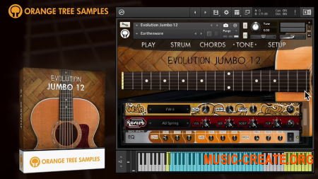 Orange Tree Evolution Jumbo 12 (KONTAKT) - библиотека акустической гитары