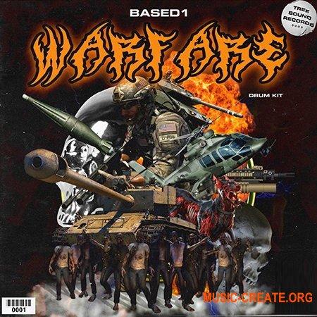 Based1 Warfare (Drum Kit) (WAV) - сэмплы ударных