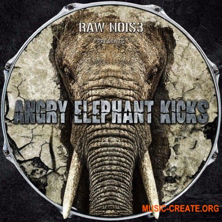 RawNois3 Angry Elephant Kicks (WAV) - сэмплы бас-барабанов