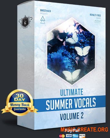 Ghosthack Ultimate Summer Vocals Volume 2 (WAV MIDI) - вокальные сэмплы