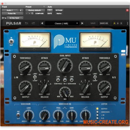 Pulsar Audio Mu v1.0.3 (Team R2R) - плагин компрессора / лимитера