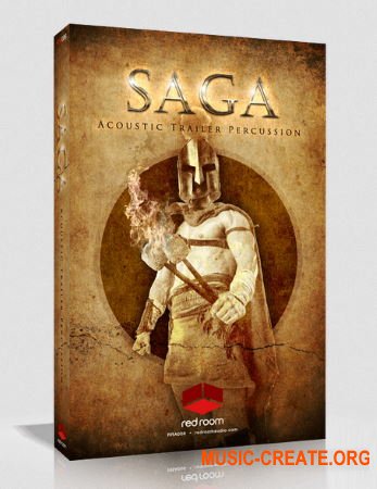 Red Room Audio Saga Acoustic Trailer Percussion v1.1 (KONTAKT) - библиотека перкуссии