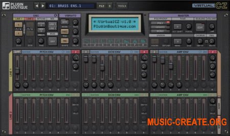 Plugin Boutique VirtualCZ v1.1.1 WiN OSX (Team R2R) - виртуальный синтезатор Plugin Boutique VirtualCZ v1.1.1 WiN OSX (Team R2R) - виртуальный синтезатор