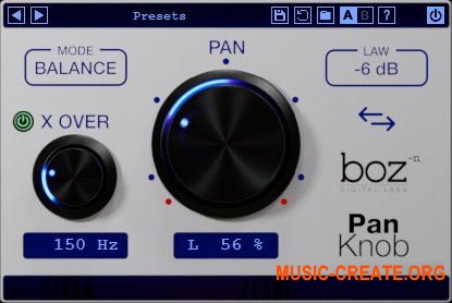 Boz Digital Labs Pan Knob v1.0.1 WiN OSX (Team R2R) - плагин панорамирования