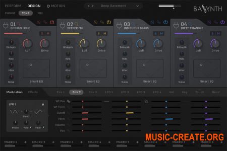 Wave Alchemy BASSYNTH v1.0 (KONTAKT) - басовый инструмент