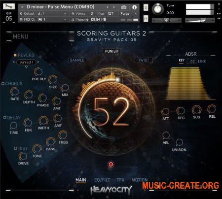 Heavyocity Scoring Guitars 2 (KONTAKT) - библиотека кинематографических гитар