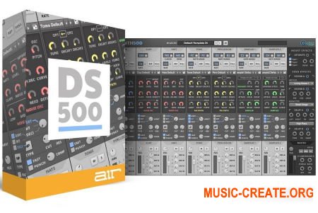 AIR Music Technology Drumsynth 500 v1.0.0 (Team R2R) - драм синтезатор