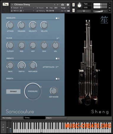 Soniccouture Sheng Khaen Sho v1.0.0 (KONTAKT) - азиатские духовые инструменты