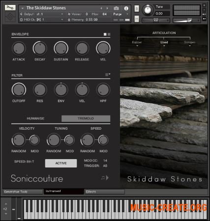 Soniccouture The Skiddaw Stones v2.0.0 (KONTAKT) - библиотека звуков камней
