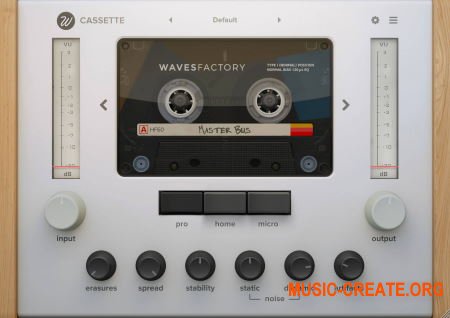 Wavesfactory Cassette v1.0.0 (Team R2R) - эмулятор кассетной деки