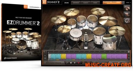 Toontrack EZdrummer v2.1.8 CE (Team V.R) - драм сэмплер